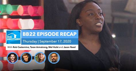 BB22 Eviction Episode Recap Thursday Sept 17 2020 By RHAP We