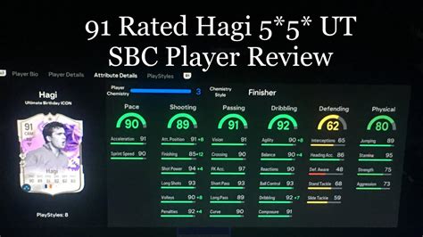 91 Rated Hagi Ultimate Birthday 5 5 SBC Player Review BASICALLY DINHO