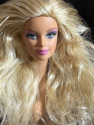 Blonde Blue Eyes Mattel Barbie Doll Beach Feet Nude For OOAK Q EBay