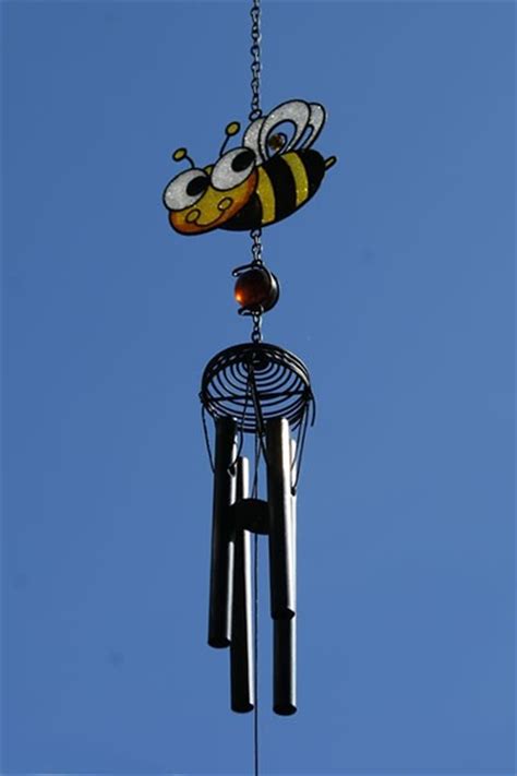 Happy Bee Wind Chime The Wind Chime Shop Limited