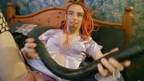 Using A Giant Double Ended Anal Dildo And Huge Orgasms Wearing Sexy Satin Jasminedlight