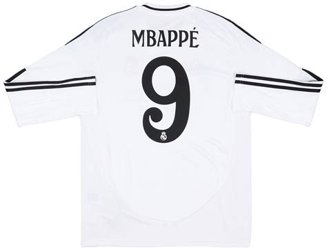 2024-25 Real Madrid Home L/S Shirt Mbappe #9