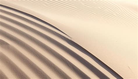 Abstract Striped Sand Dune Pattern Creates Beautiful Landscape