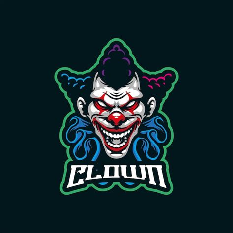 Premium Vector Clown Mascot Logo Design Vector With Modern