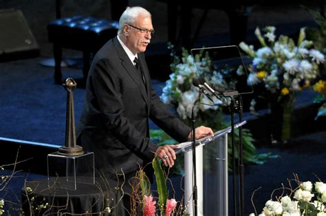 PHOTOS: Funeral for Lakers owner Jerry Buss, including speakers Magic ...