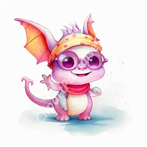 Cute Dragon Clip Art : 10 High Quality Images Bundle 4th Digital ...