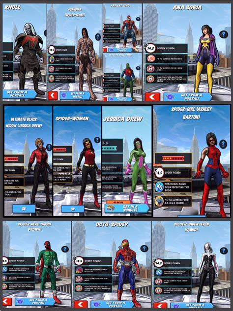 Spider Man Unlimited Game Suits