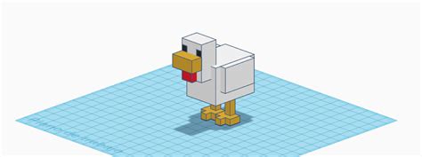 Free Stl File Minecraft Chicken Correctly Scaled 3d Desing 🐔・model To Download And 3d Print・cults