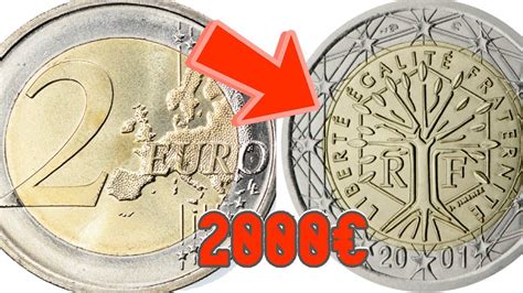 2 Euro Coin France 2001 Liberte Egalite Fraternite WORTH 2000 EURO