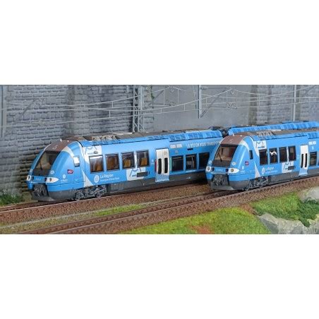 Autorail AGC B 81661 81662 livré AURA 3 caisses LS Models 10089S