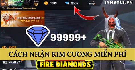 Cách Nhận Kim Cương Miễn Phí Trong Free Fire 2024 x10 KC