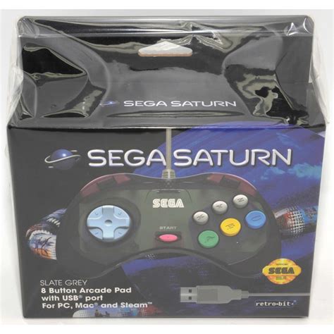 Mando Sega Saturn Retro Bit Usb Bilbotruke Segunda Mano