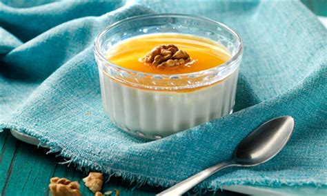 Panna Cotta Con Miel Y Nueces Receta Dr Oetker