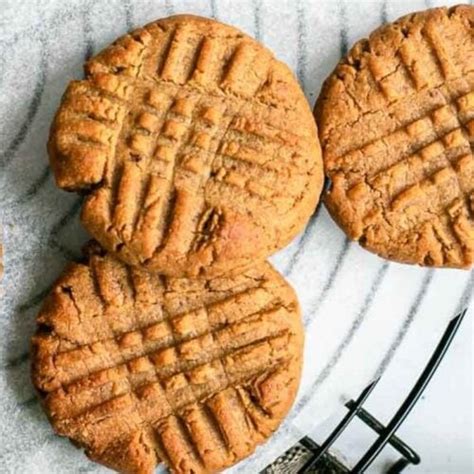 Flourless Peanut Butter Cookies 4 Ingredients Gf Dinner Then Dessert