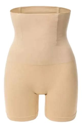Faja Short Cintura Alta Levanta Glúteos Posparto Con Varilla Nude Xl 2xl Cuotas sin interés