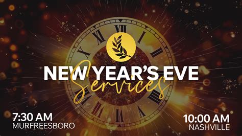 New Year S Eve Service Olive Branch Church