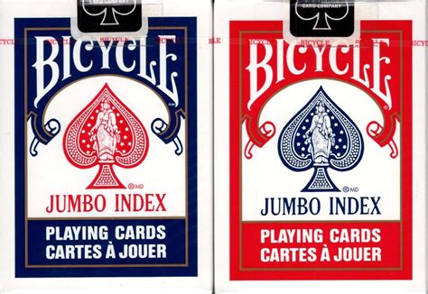 Jumbo Index Bicycle Playing Cards 2 Deck Set