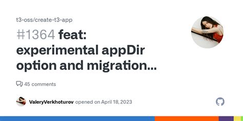 Feat Experimental AppDir Option And Migration Guide Issue 1364 T3