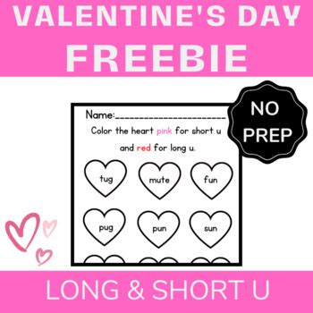 FREEBIE NO PREP VALENTINE S DAY LONG SHORT U PRINTABLE