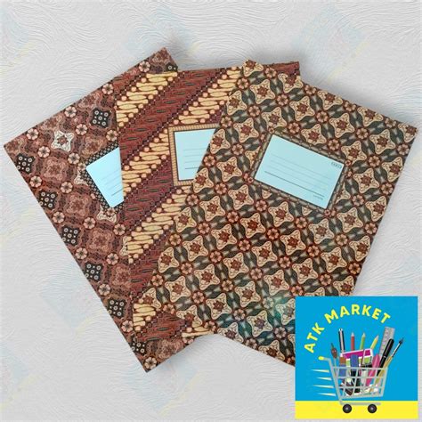 Jual Ecer Lembar Stop Map Batik Kiky Glossy Folio F Shopee