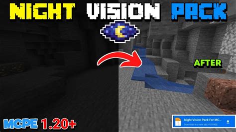 Night Vision Pack For Minecraft Pocket Edition Night Vision