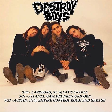 DESTROY BOYS on Instagram: “WHAT’S UP! One week til we play these ...