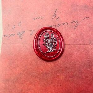 Tulip Wax Stamp Wax Seal Stamp Retro Stamps With Handle Wax Seal