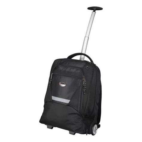 Lightpak Master Laptop Backpack With Trolley Nylon Capacity 17in Black