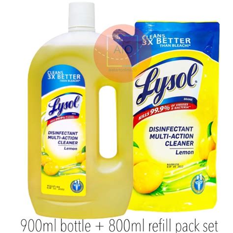 Lysol Disinfectant Multi Action Cleaner Ml Shopee Philippines