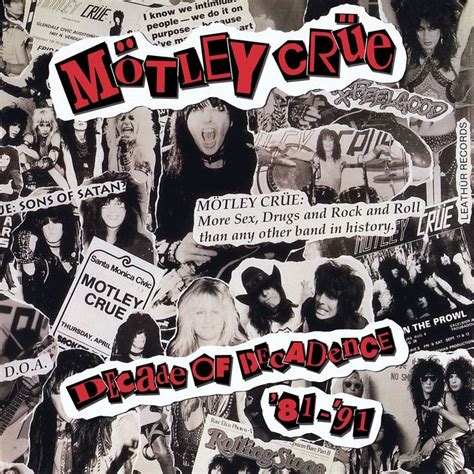 Motley Crue Decade Of Decadence 81 91 Cassette Motley Crue Motley