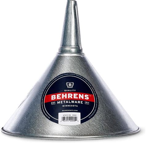 Behrens GF52 Galvanized Steel Funnel With Screen 2 Quart Amazon Ca Home