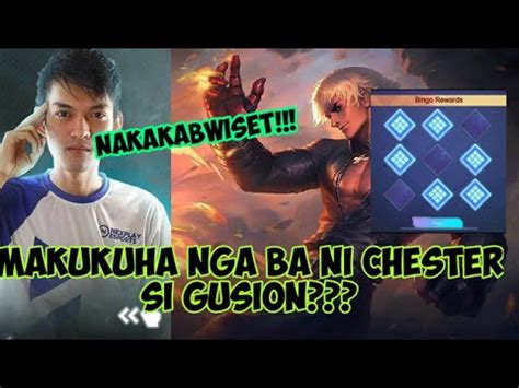 MAKUKUHA BA NI CHESTER K O F SKIN NI GUSION NABWISET SIYA