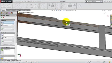 3 Solidworks Forklift Frame2 Youtube