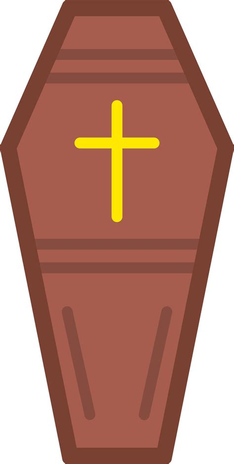 Coffin Flat Icon 43330732 Vector Art at Vecteezy