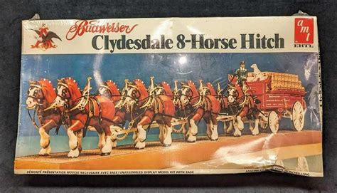 Sealed Budweiser Clydesdale 8-horse Hitch Model Auction