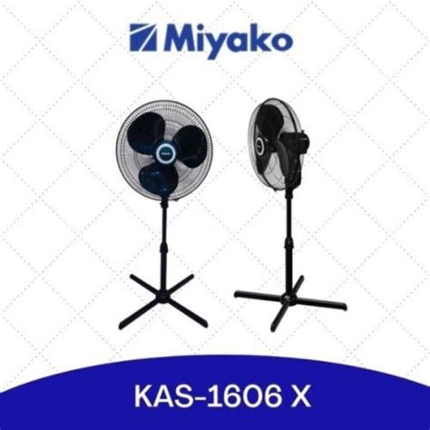 MIYAKO KIPAS ANGIN STAND FAN KAS 1606 X PL KAS1606X KIPAS ANGIN