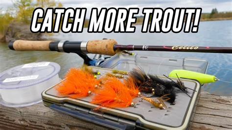 How To Catch Trout With Floats And Flies Giant Trout Hooked Youtube