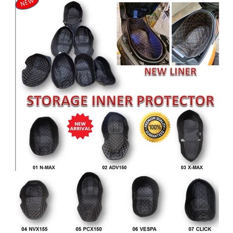 Scooter Storage Inner Liner Protector Pelapik Dalam Ruang Simpanan