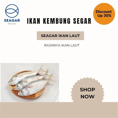 Jual Seagar Ikan Kembung Banjar Fresh 1kg Shopee Indonesia