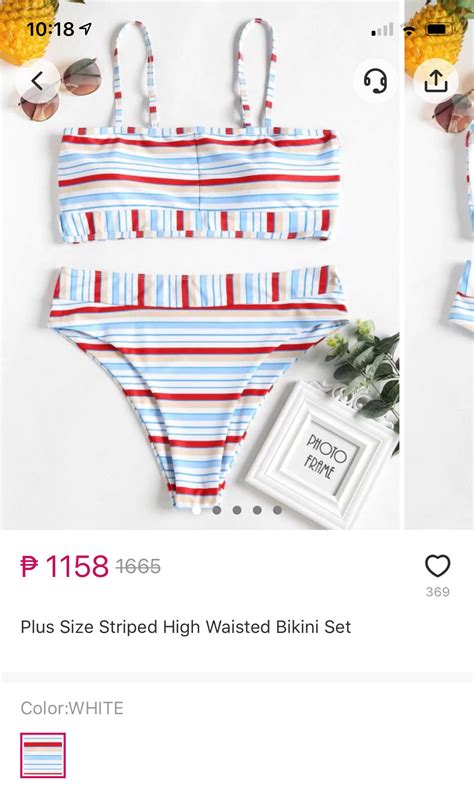 Plus Size High Waisted Bikini On Carousell