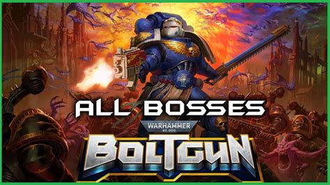 Warhammer 40k: Boltgun All Cutscenes/Bosses + Ending - YouTube