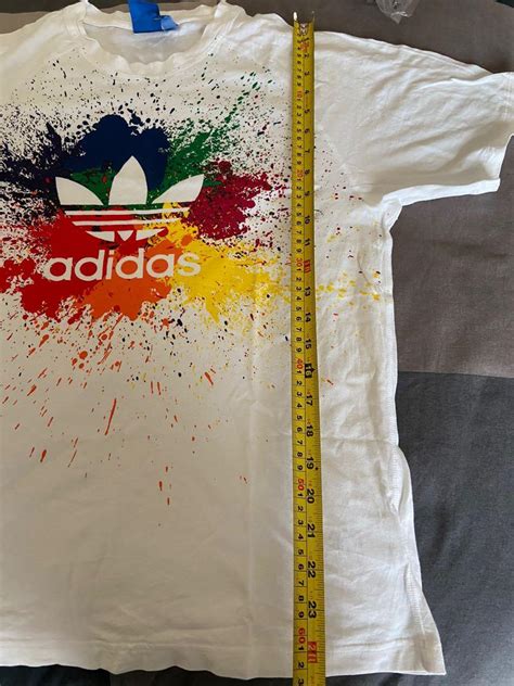 Adidas Splash Color Logo Mens Fashion Tops And Sets Tshirts And Polo