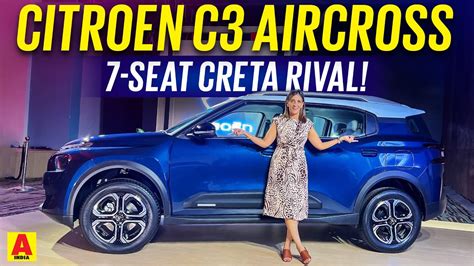 Citroen C Aircross Seat Hyundai Creta Rival Coming Soon First