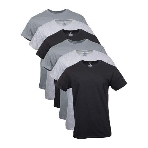 George George Men S Assorted Crew T Shirts 6 Pack