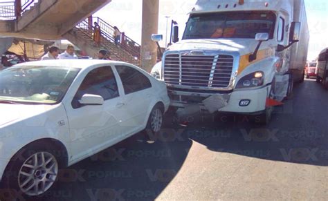 Operador De Tráiler Provoca Accidente Vehicular En Matamoros Vox