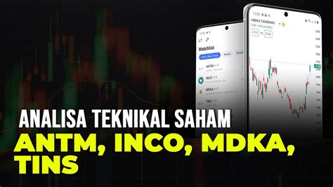 Analisa Teknikal Saham Hari Ini Review Saham ANTM INCO MDKA TINS