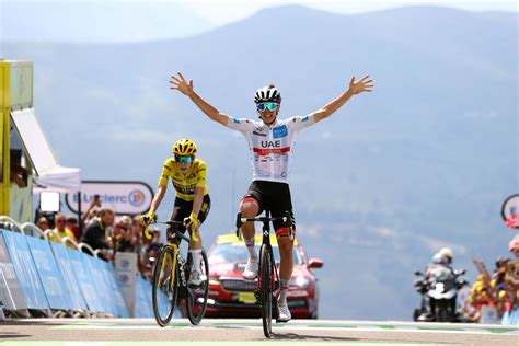 Tour de France 2022 Tadej Pogačar triumphs on stage 17 mountain sprint