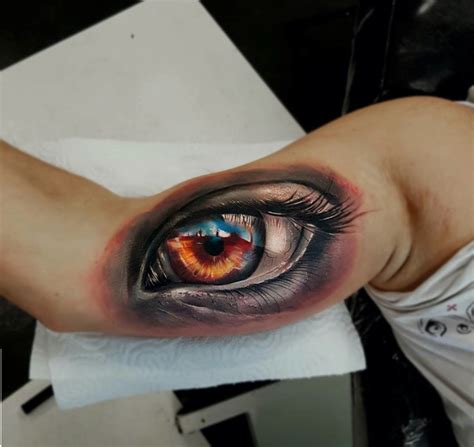 3D Realistic Eyeball Tattoos of the Day!