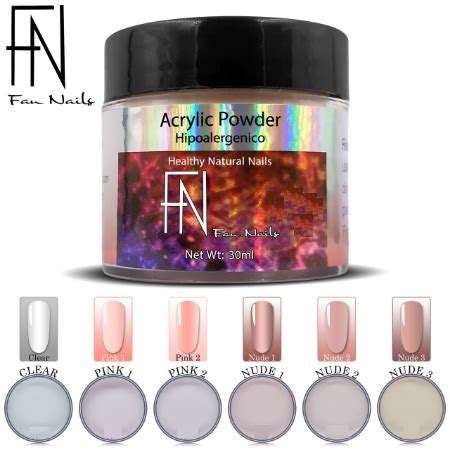 P Acrilico Nude Fan Nails Ml Usina Das Unhas