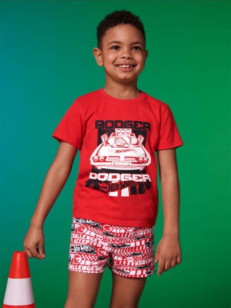Hot Wheels Pyjama Set Color Red Sinsay C X
